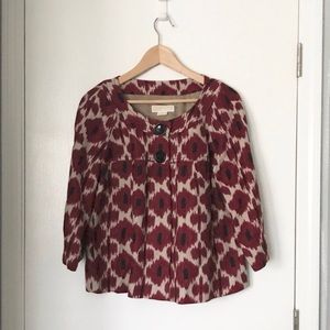 EUC Michael Kors ikat swing blazer.